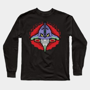 eva unit 01 pixel Long Sleeve T-Shirt